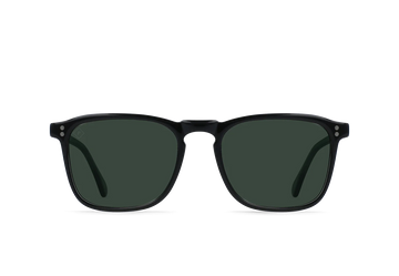 Raen Wiley - Recycled Black / Green Polarized