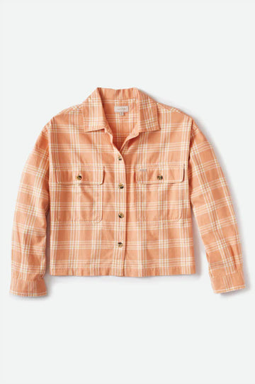 Brixton Bowery Flannel - Dusty Coral