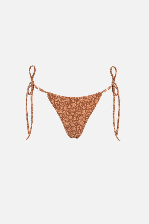 Rhythm Nazare Paisley Gather Tie Side Hi Cut Pant