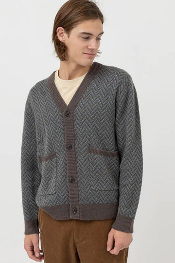 Rhythm Hohair Herringbone Cardigan