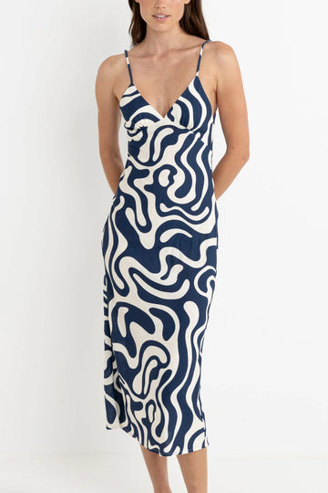 Rhythm Waverly Bias Cut Midi Dress