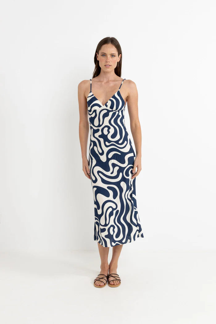 Rhythm Waverly Bias Cut Midi Dress