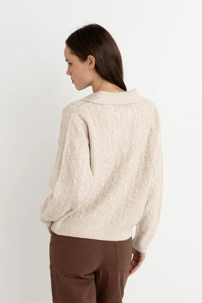 Rhythm Lexie V-Neck Collared Jumper