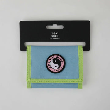 T & C Nylon Velcro Wallet - Pastel