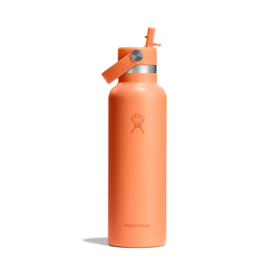 Hydroflask 21oz Standard Mouth (621ml) with Flex Straw Cap