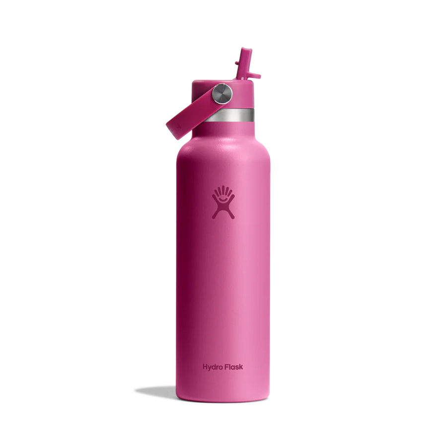 Hydroflask 21oz Standard Mouth (621ml) with Flex Straw Cap