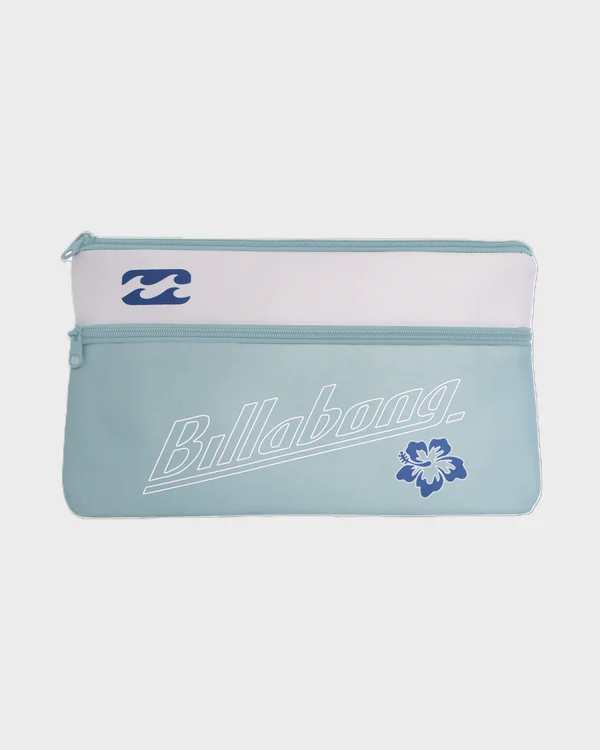 Billabong Forever Billa Large Pencil Case - Sea Fog