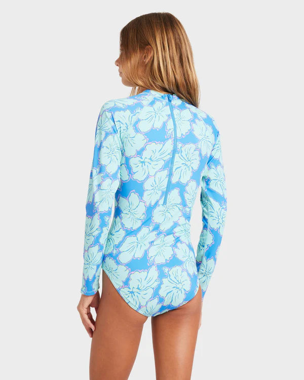Billabong Happy Hibiscus LS Bodysuit