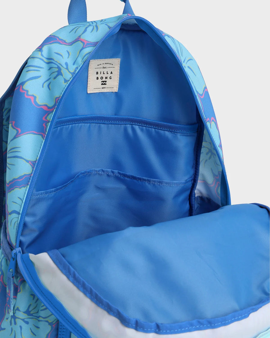 Billabong Happy Hibiscus Roadie JNR Backpack - Tidal Blue