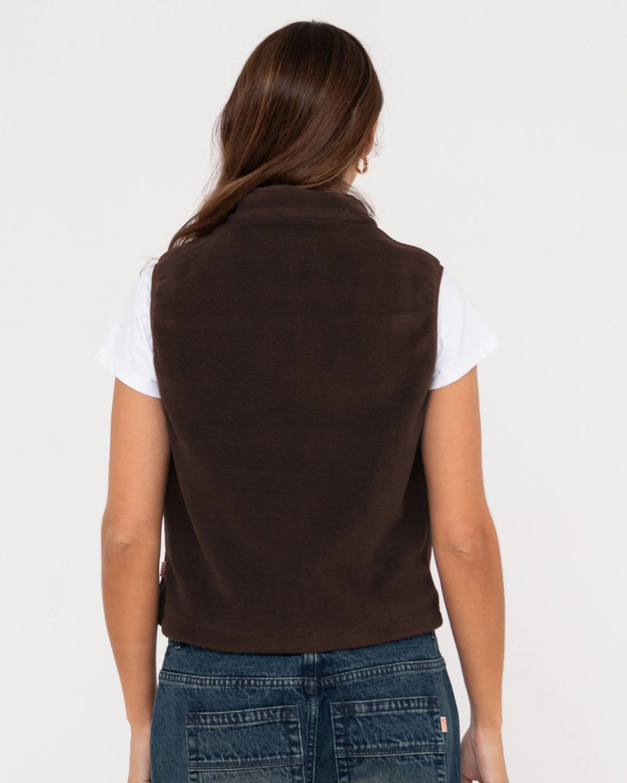 Rusty Bless Up Polar Fleece Vest