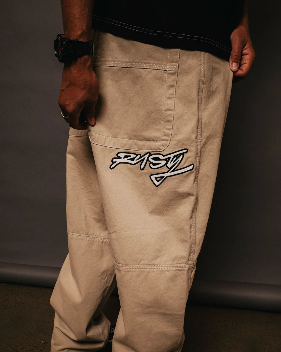 Rusty Step Stone Baggy Pant