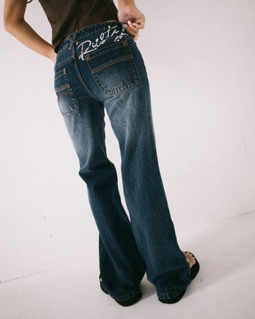 Rusty Shorty Freida Flare Low Rise Jean