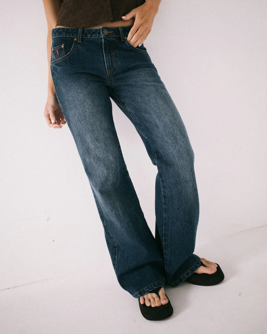 Rusty Shorty Freida Flare Low Rise Jean