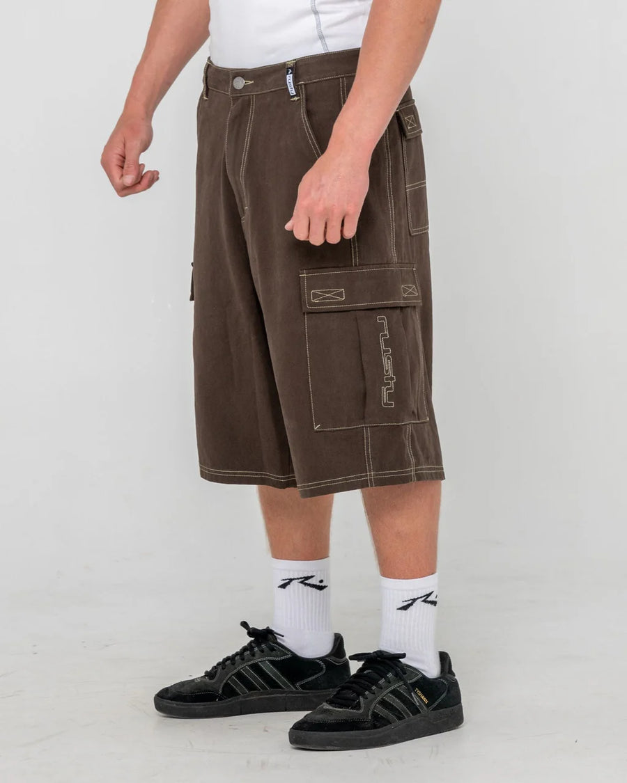 Rusty Grizzly Baggy Cargo Short
