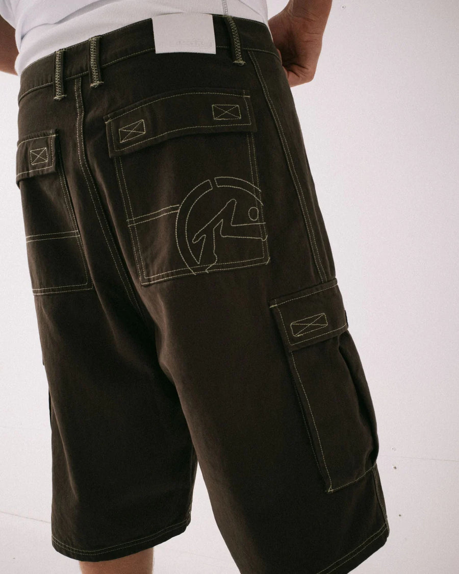 Rusty Grizzly Baggy Cargo Short