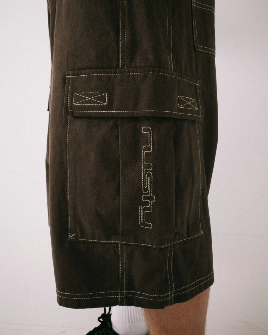 Rusty Grizzly Baggy Cargo Short