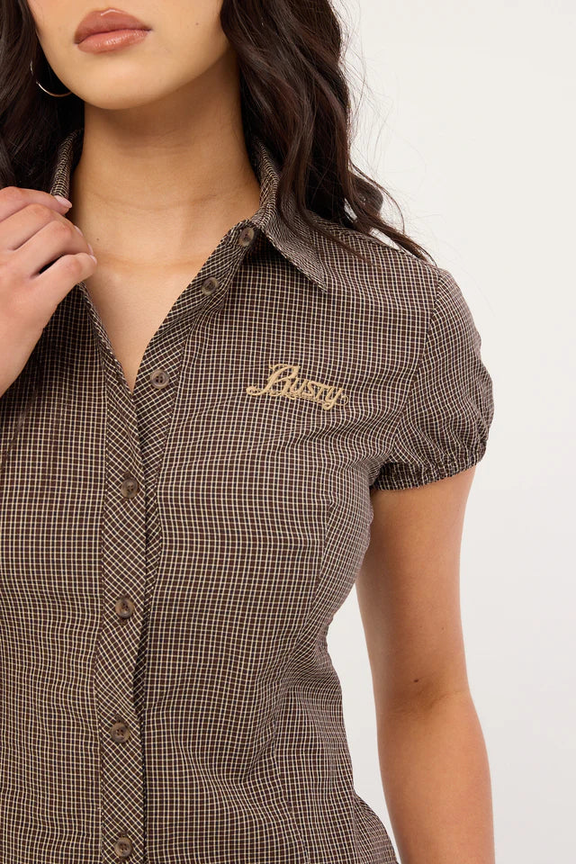 Rusty Missy May Check Shirt