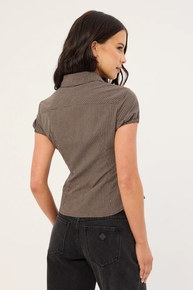 Rusty Missy May Check Shirt