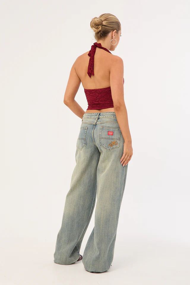 Worship Baggy Low Rider Jean