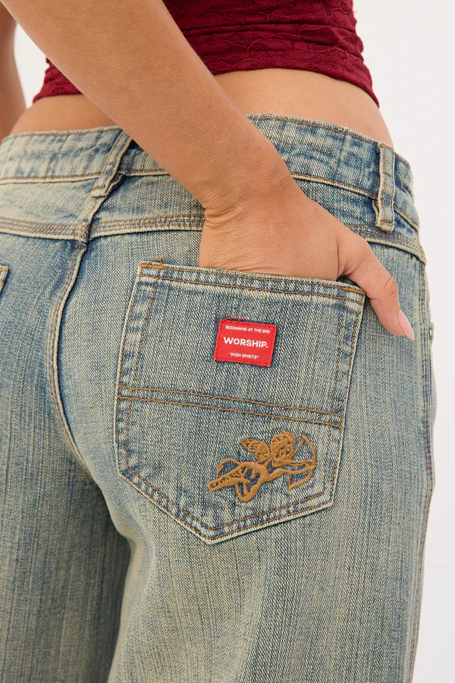 Worship Baggy Low Rider Jean