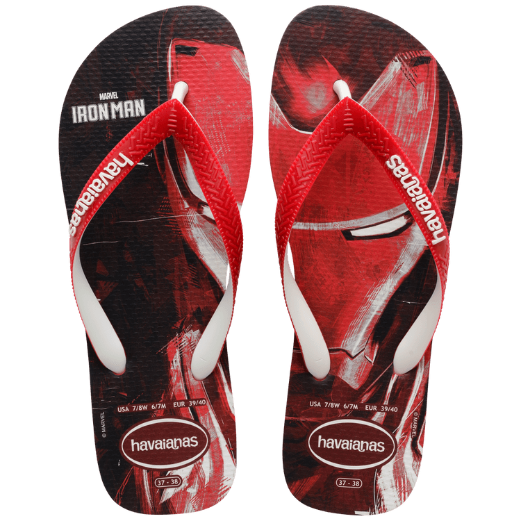 Havaianas Kids Top Marvel - Red Apache/White