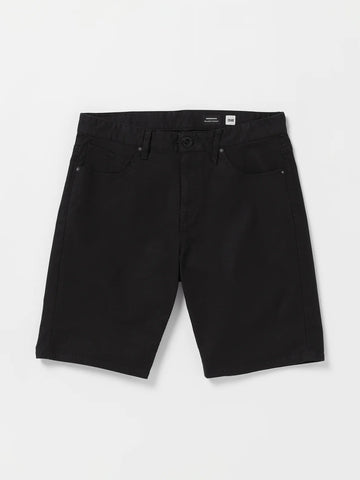 Volcom Modown Canvas 5 Pocket Short - Black