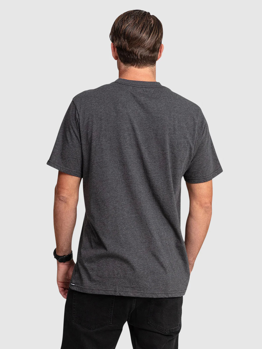 Volcom Aus Solid Tee - Charcoal Heather