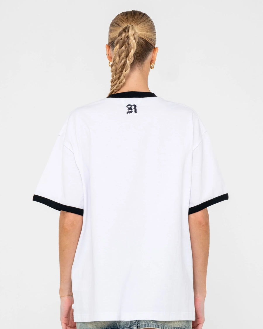 Rusty Bedazzled Rusty Ringer Oversize Tee