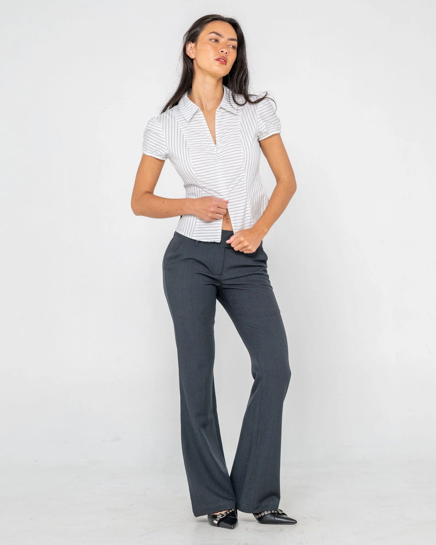 Rusty Horizon Zip Through Shirt