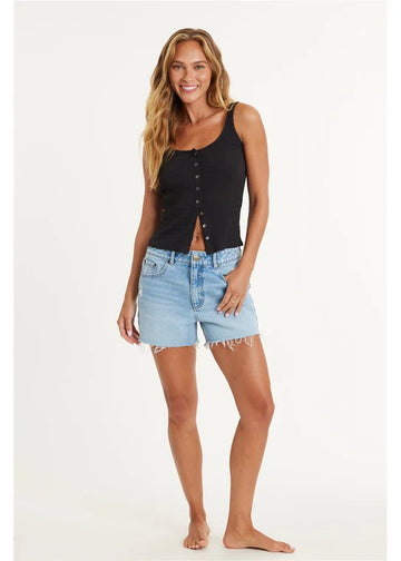 Amuse Beach Break Knit Tank - Black