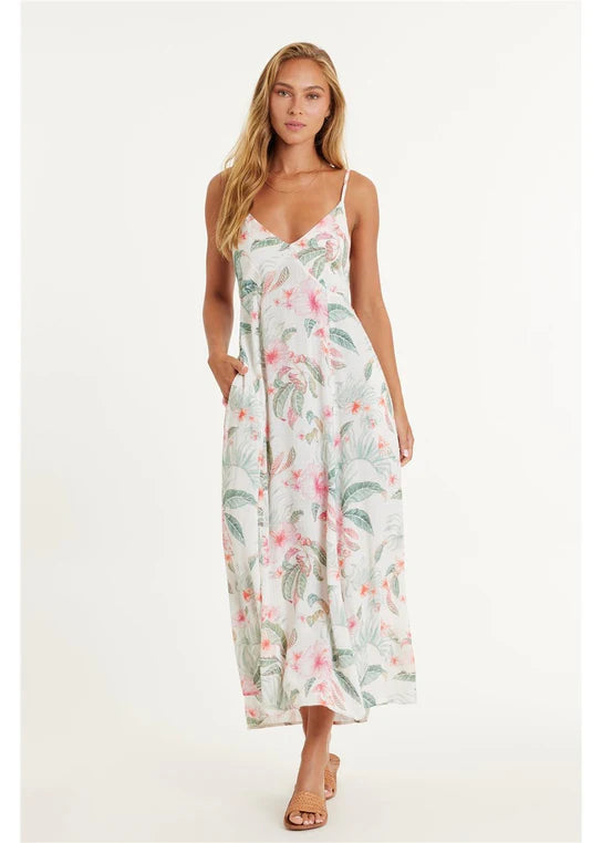 Amuse Tahiti Cove Woven Maxi Dress