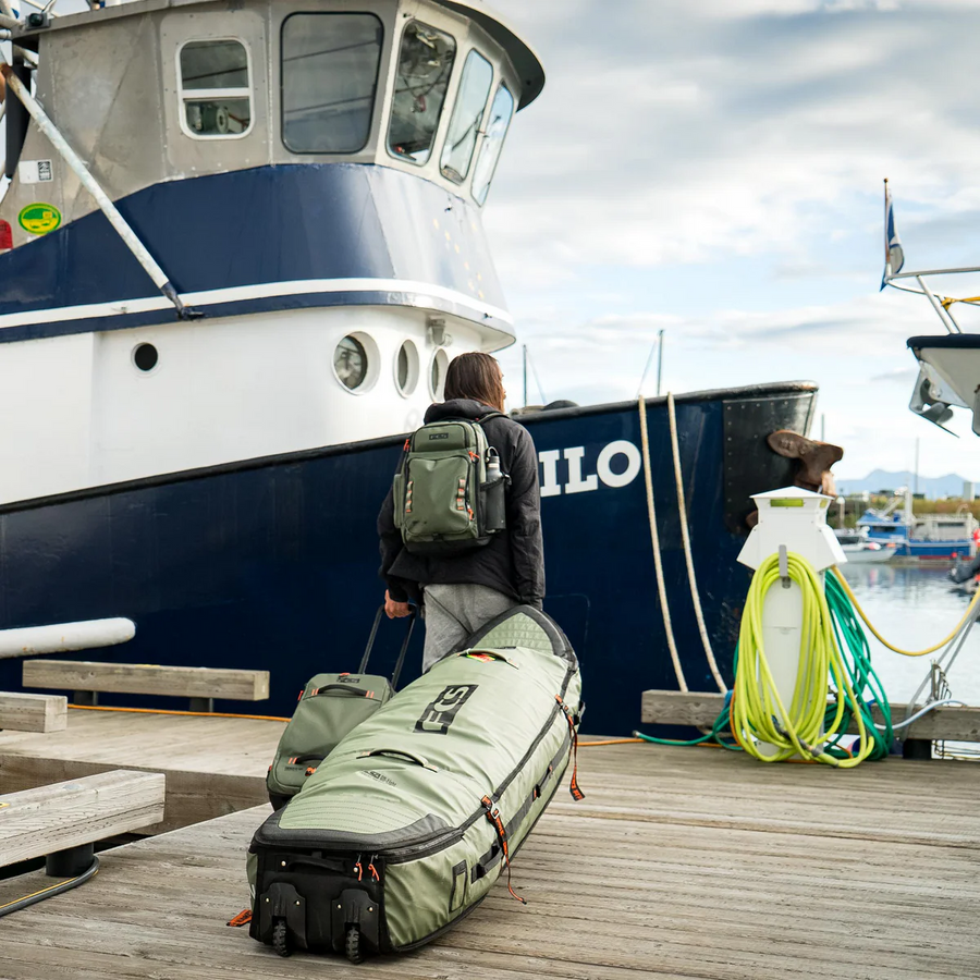 FCS Travel 3W Shortboard/Fish Wheelie