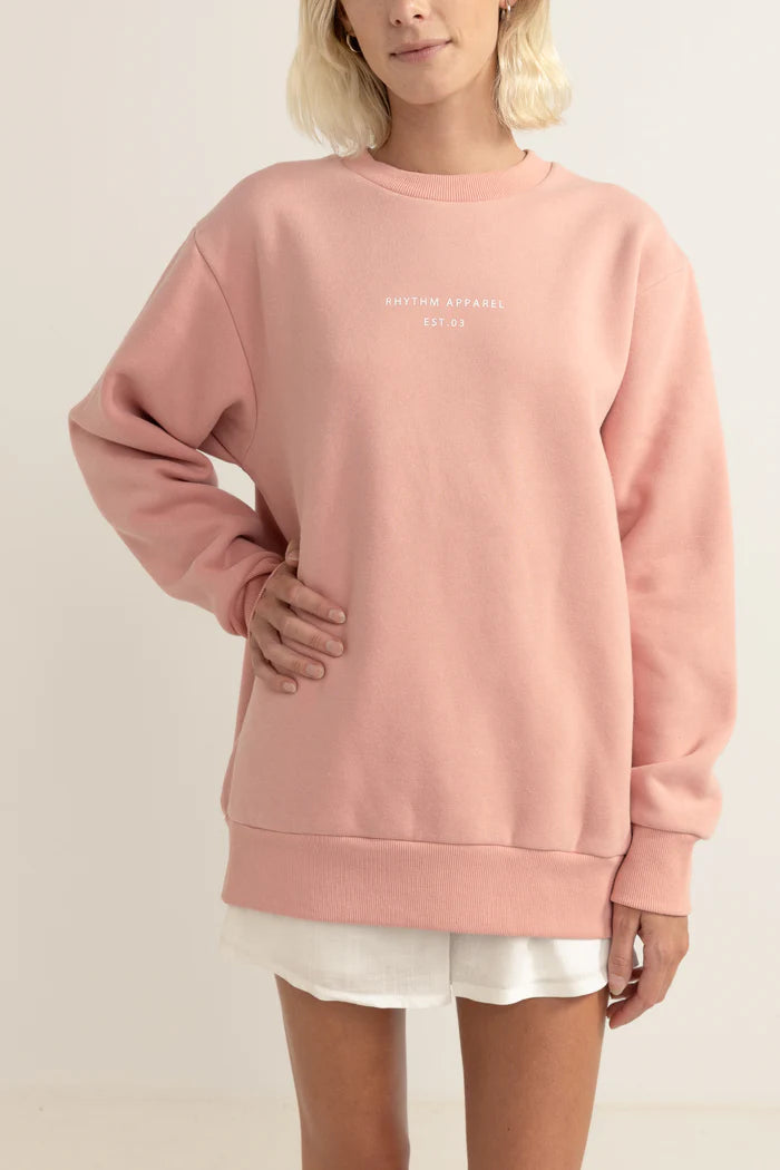Rhythm Classic Brand Fleece - Rose