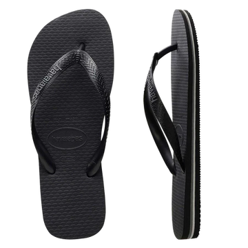 Havaianas Rubber Logo - Black/Steel Grey