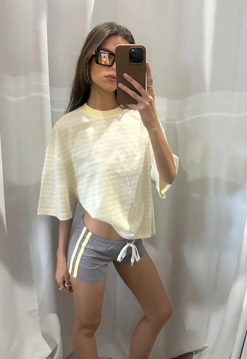 Lioness Bloom Short Sleeve Tee - Lemontini