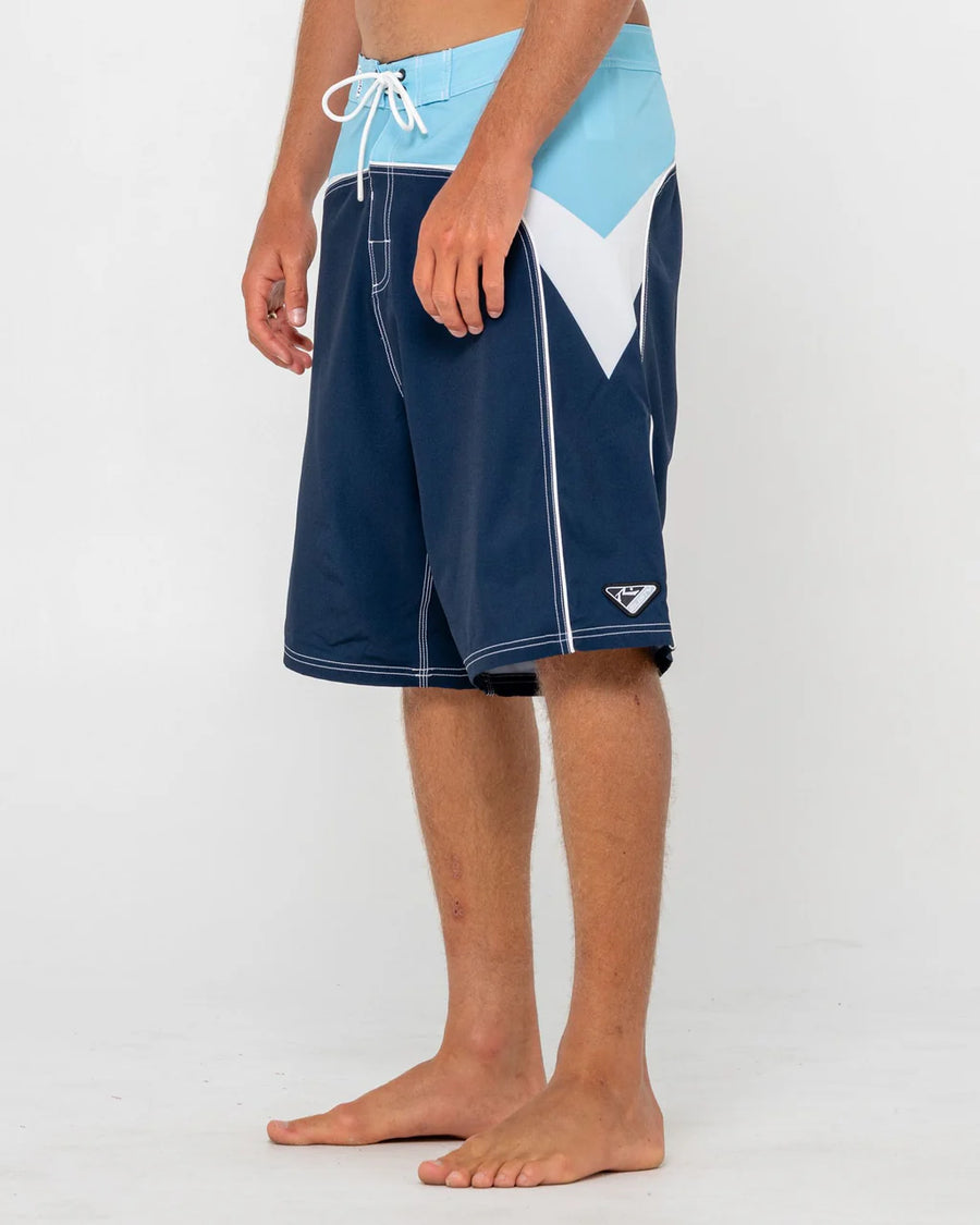 Rusty Straight Pipe Fixed Waist Boardshort