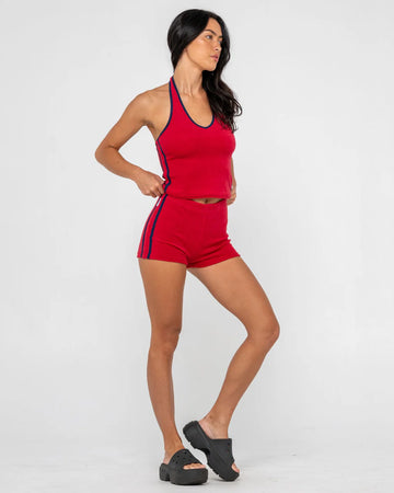 Rusty Towelling Bodhi Booty Short