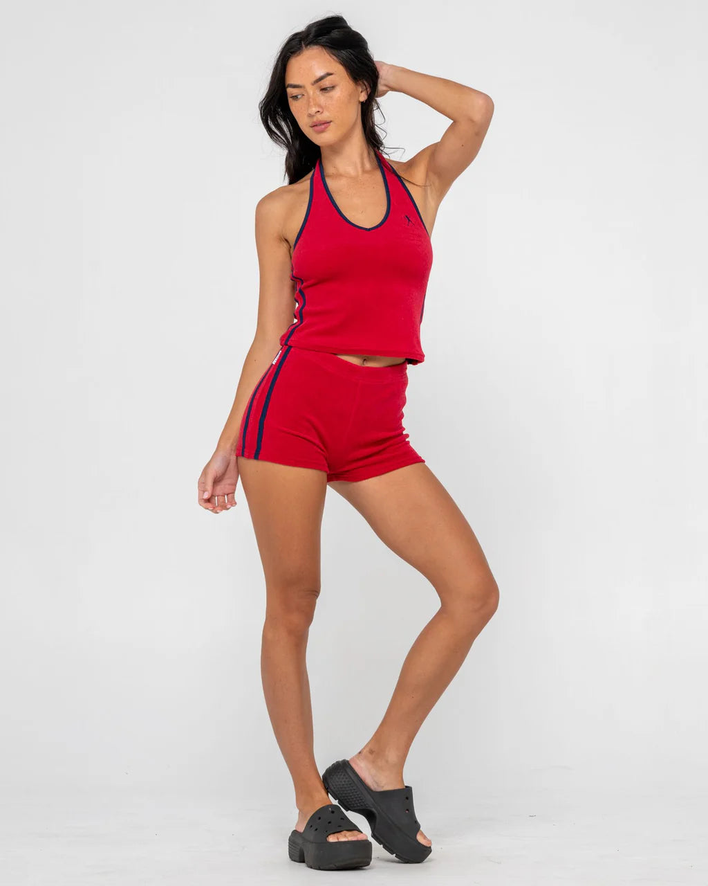 Rusty Towelling Halter Neck Top – Coastal Life Surf Supply Co