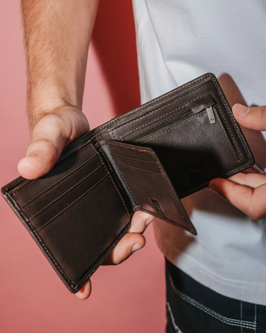 Rusty High River 2 Leather Wallet