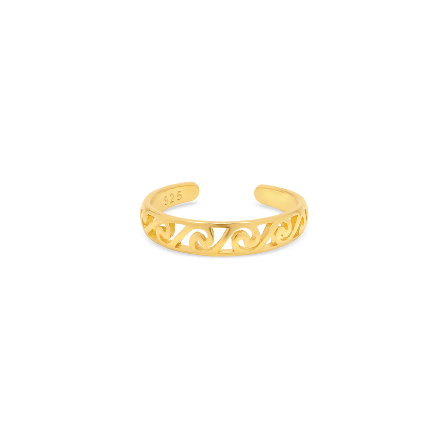 Miki Oceania Toe Ring - Gold
