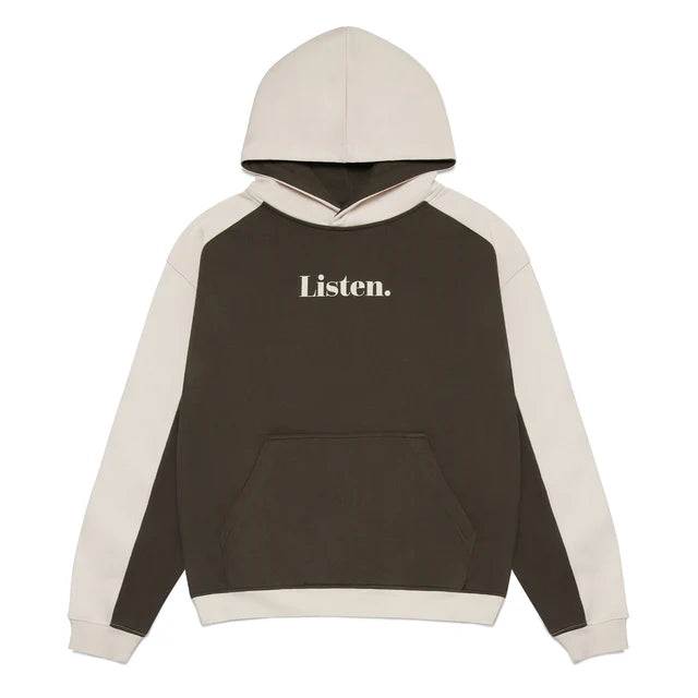 Listen Panel Hood - Charcoal Beige