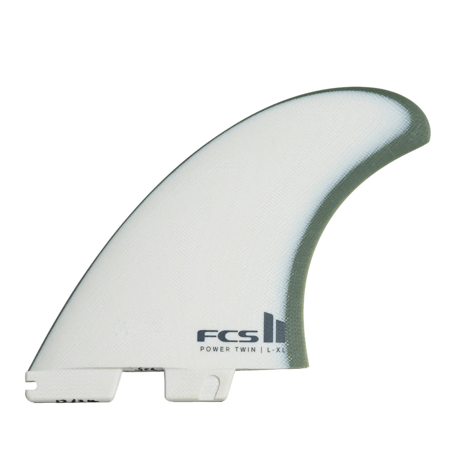 FCS II Power Twin + PG Fins - Natural/Alpine