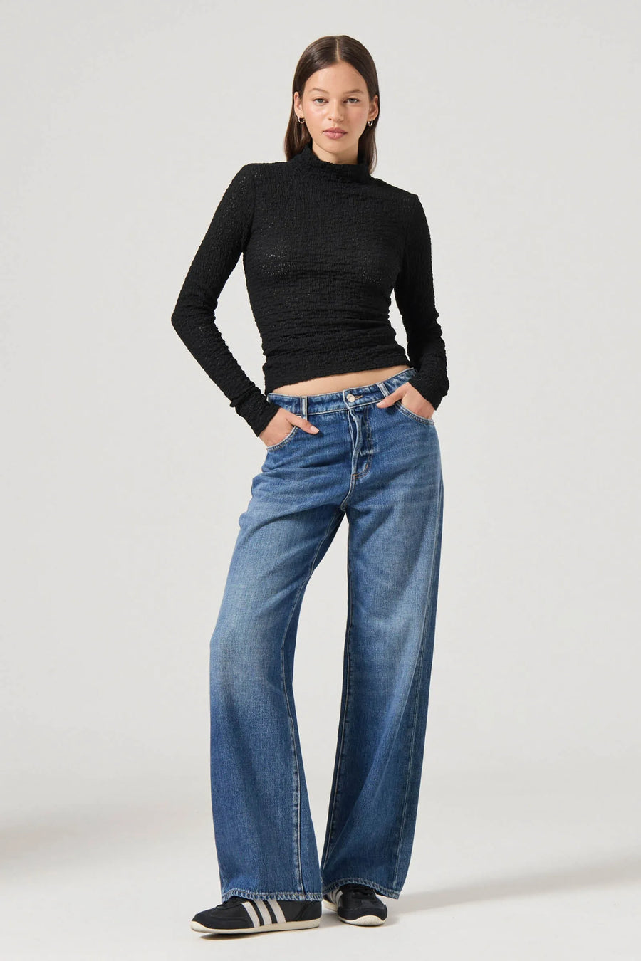 Rollas Highneck Daisy Top