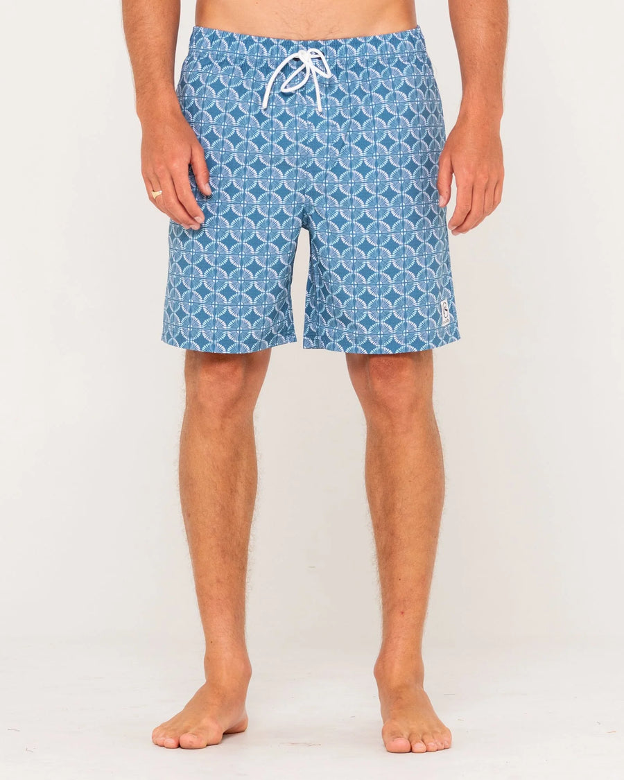 Rusty All Over Elastic Waist Boardshort