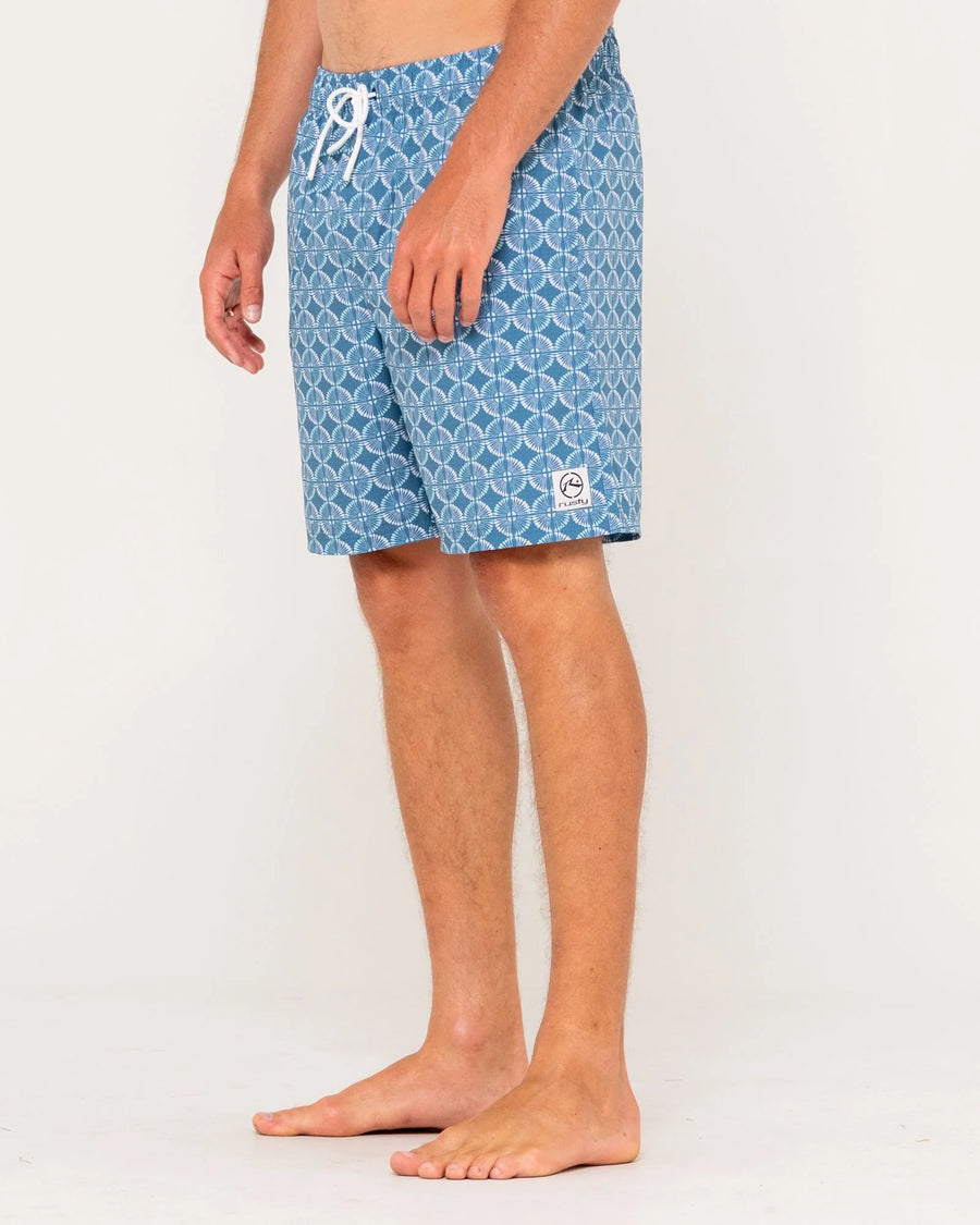 Rusty All Over Elastic Waist Boardshort