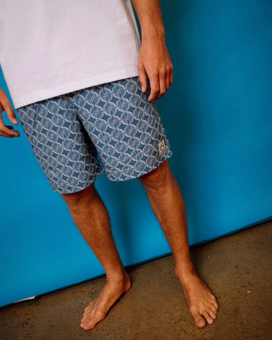 Rusty All Over Elastic Waist Boardshort