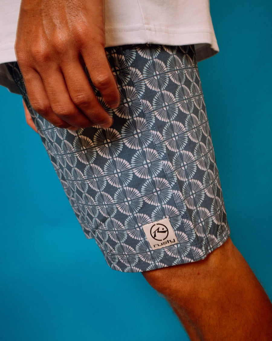 Rusty All Over Elastic Waist Boardshort