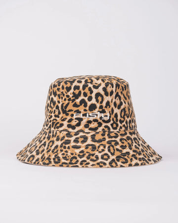 Rusty Lennie Leopard Reversible Bucket Hat