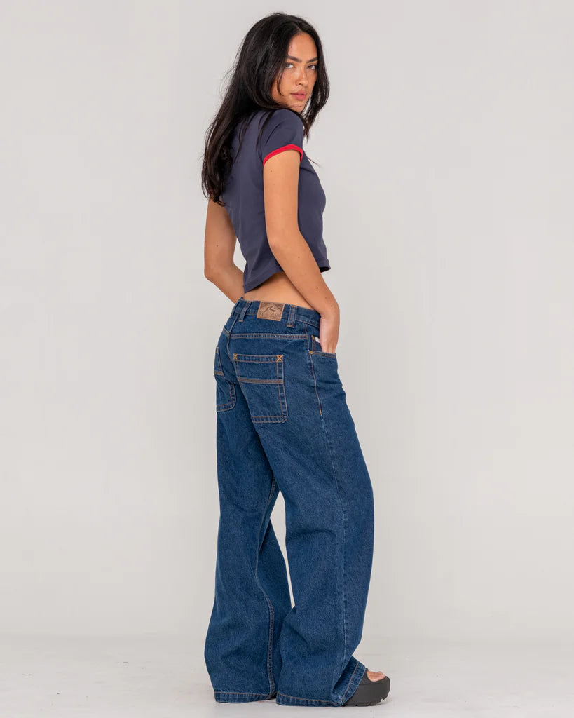 Rusty Wendy Wide Low Rise Denim Jean - DPS