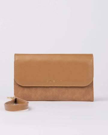 Rusty Aria Suede Travel Wallet